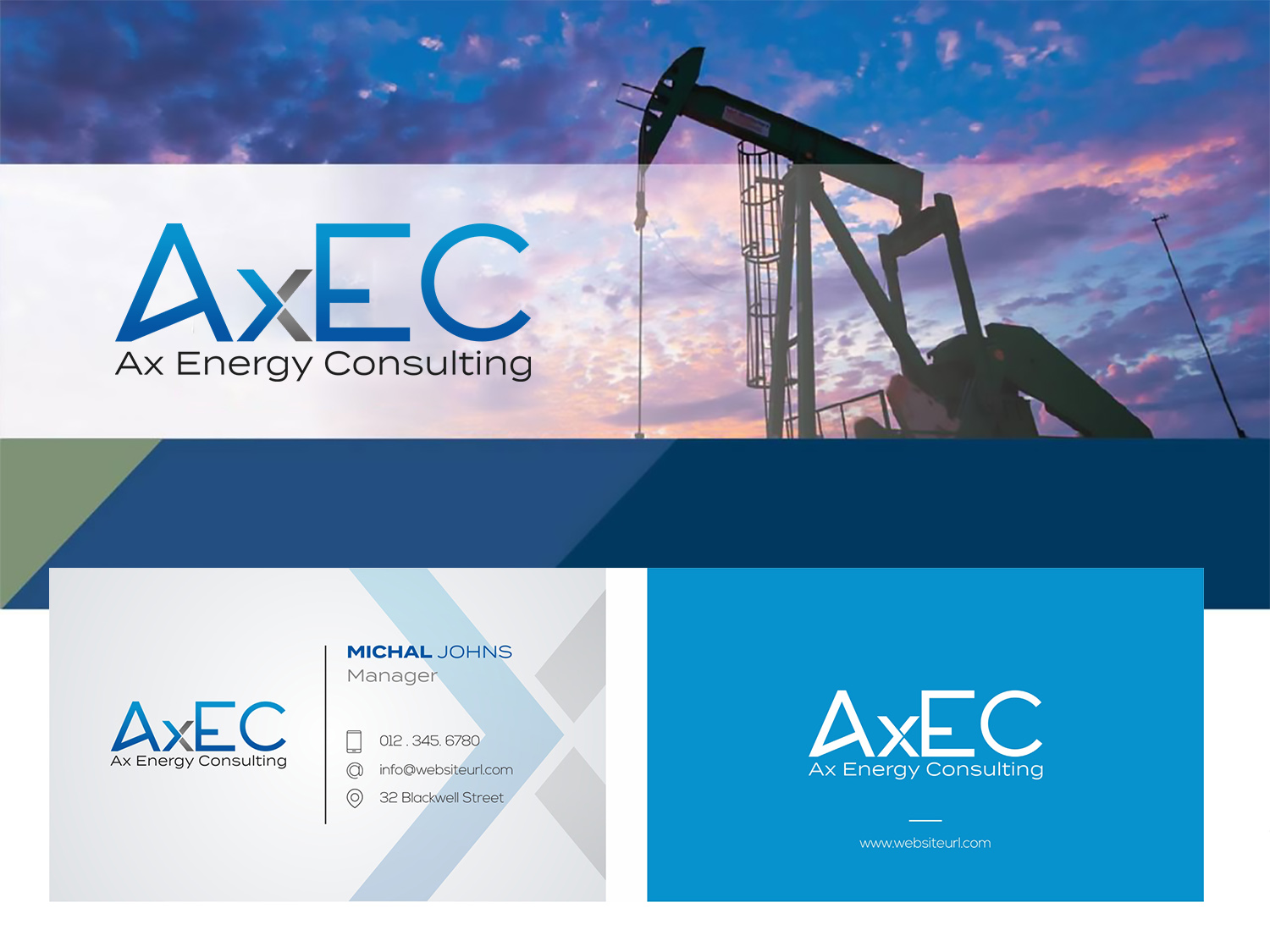 Logo-Design von A t t i l a für ax energy consulting llc | Design #17597797