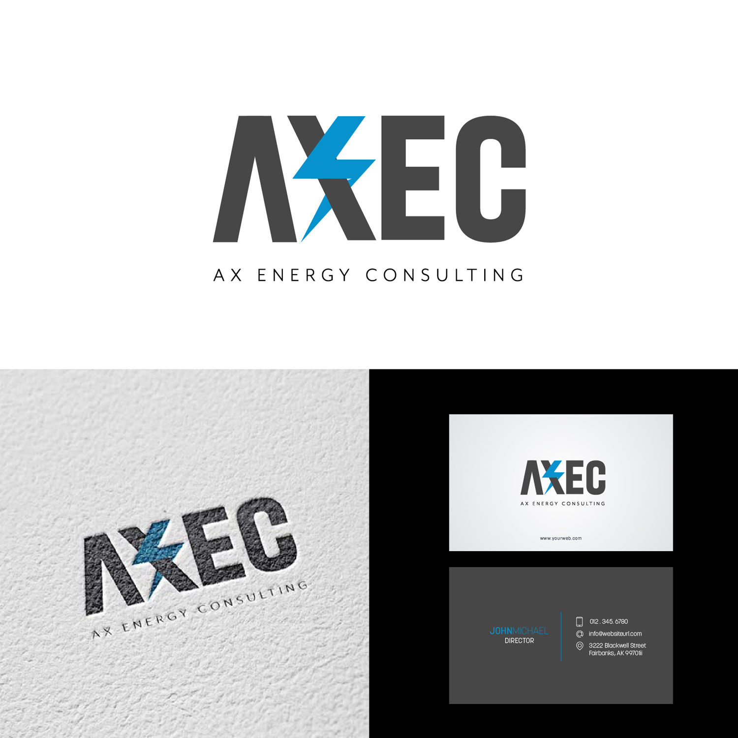 Logo Design by hasmanizammaidin for ax energy consulting llc | Design #17594272