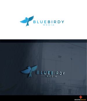 BlueBirdy or BlueBirdyMedia | Logo Design by Graphic Bricks