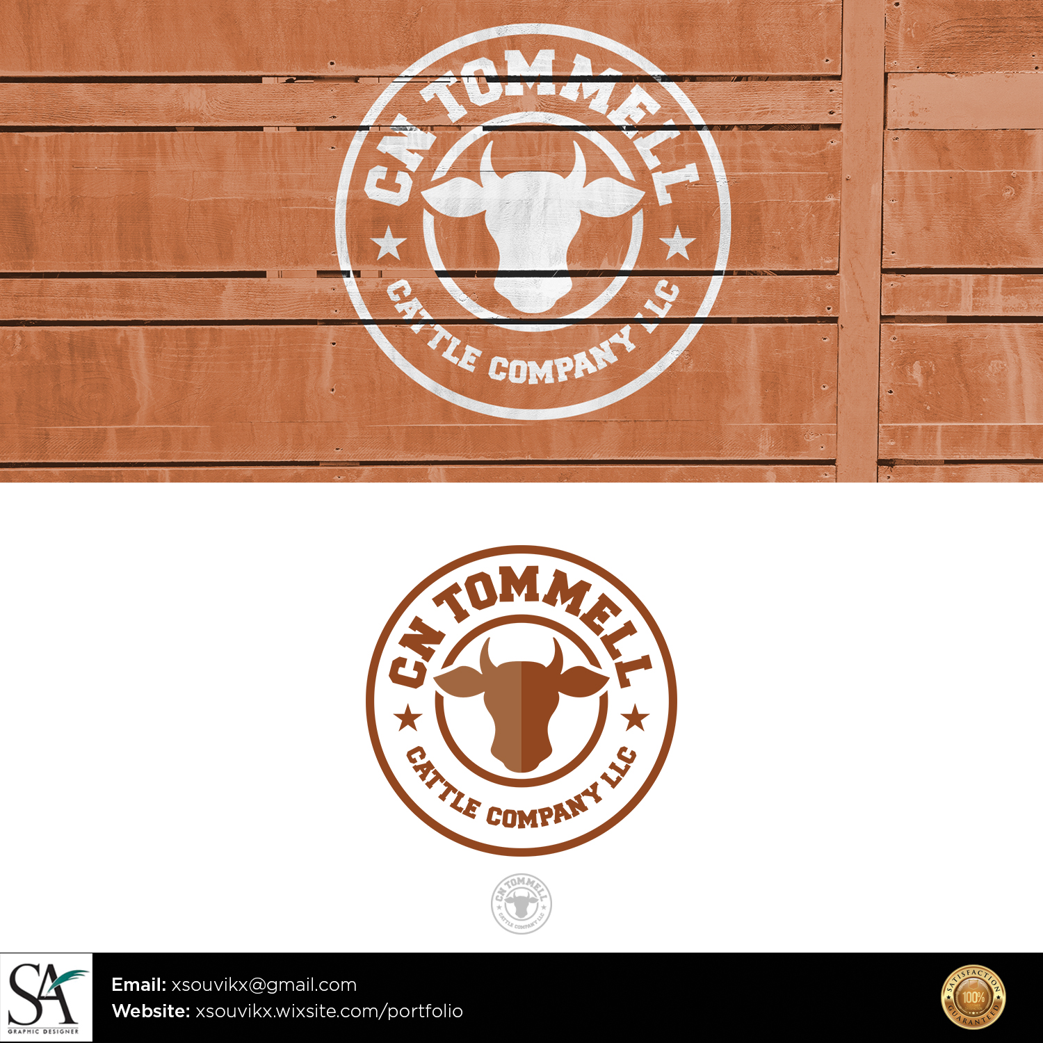 Design de Logo par Souvik Roy (Alex Pro) pour  C N TOMMELL CATTLE COMPANY LLC | Design #17612455