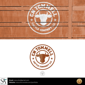 Logo Design by Souvik Roy (Alex Pro) for  C N TOMMELL CATTLE COMPANY LLC | Design: #17612455