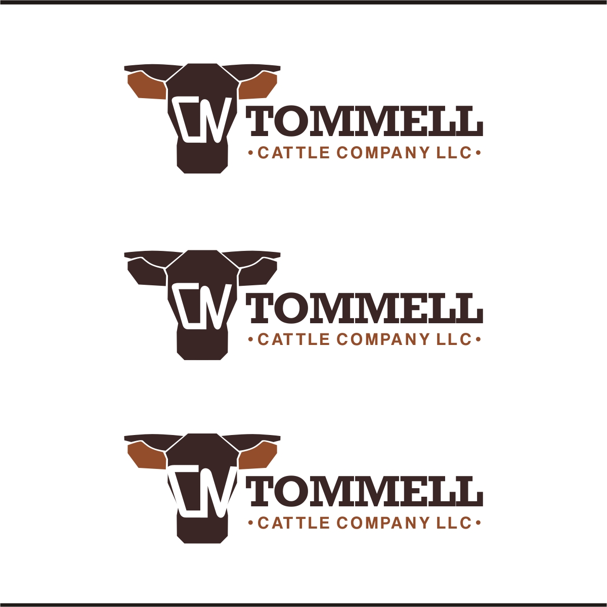 Logo Design by e-graphics for  C N TOMMELL CATTLE COMPANY LLC | Design #17618594