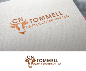 Logo Design by eMARK for  C N TOMMELL CATTLE COMPANY LLC | Design: #17614594