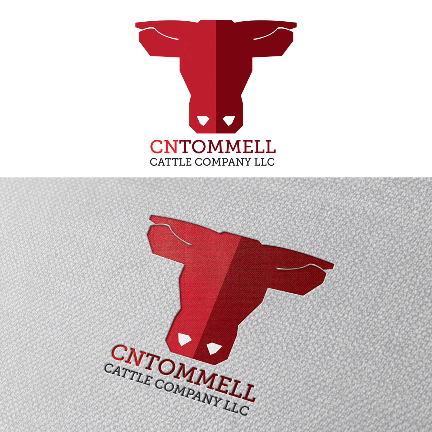 Logo Design by JMrozek for  C N TOMMELL CATTLE COMPANY LLC | Design #17601126