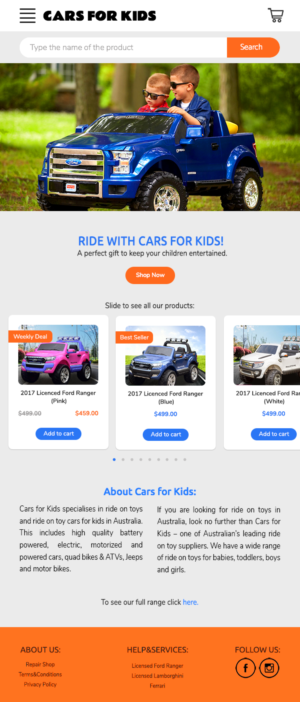 Web Design by Liza D for this project | Design: #17611132