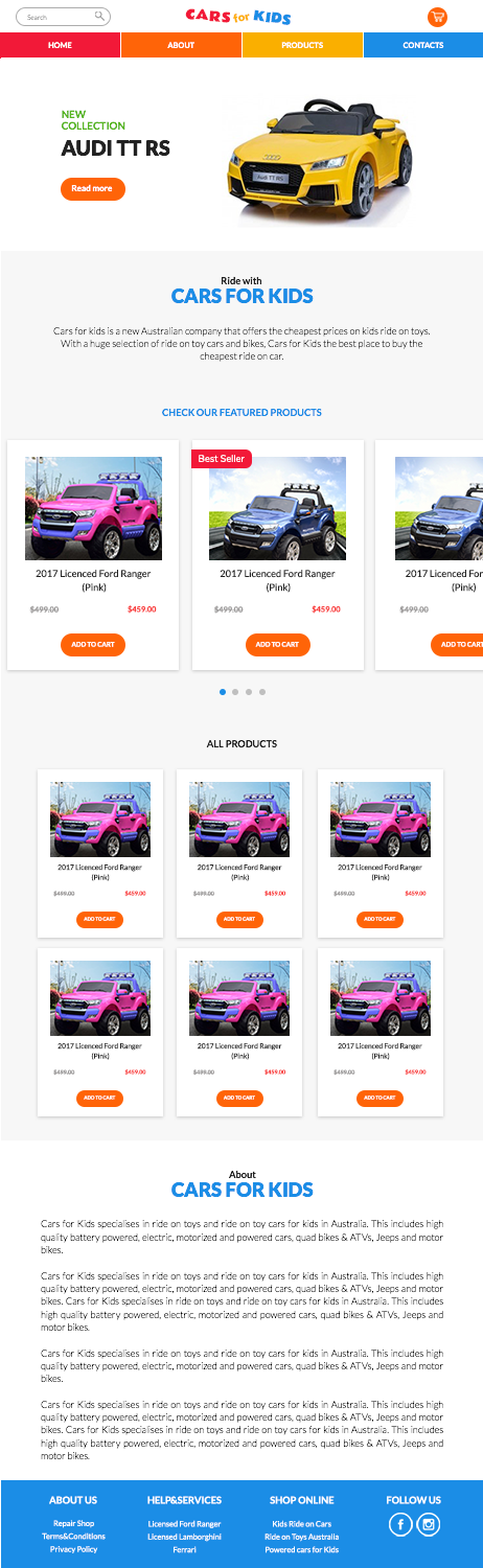 Web Design by Liza D for this project | Design #17707582