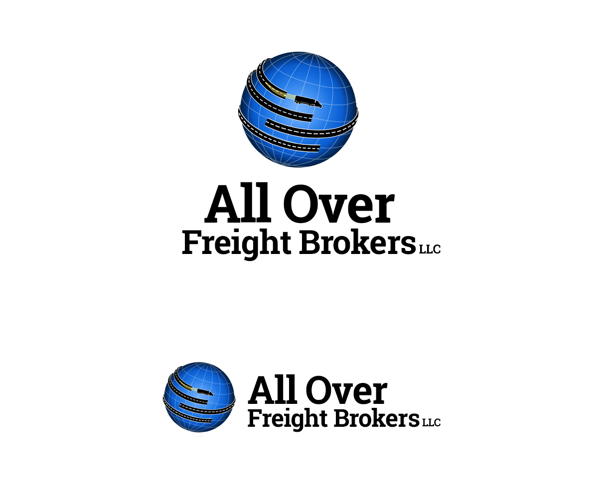 Diseño de Logo por ZETA para All Over Freight Brokers, LLC | Diseño #17630661