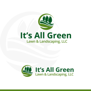 It’s All Green Lawn & Landscaping, LLC | Logo Design by Ena