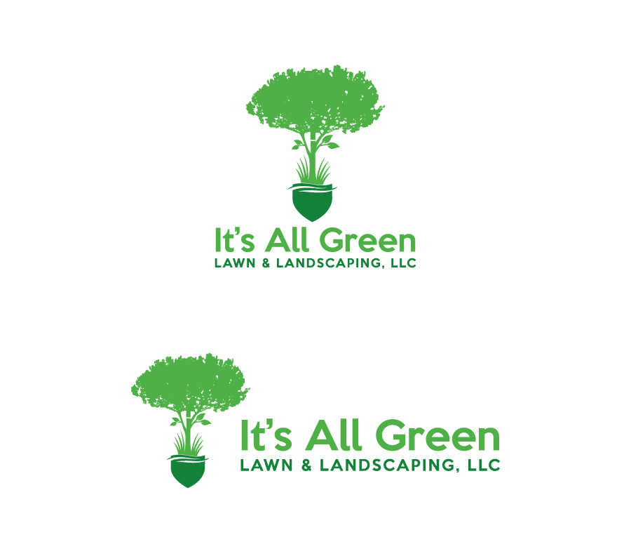 Logo Design by debdesign for It’s All Green Lawn & Landscaping, LLC | Design #17607137
