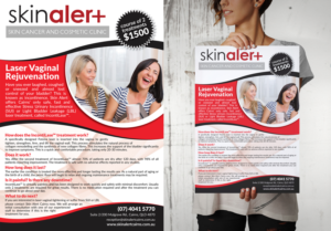 Flyer Design by Dexter Solutions for Skin Alert Cairns  | Design #17787363