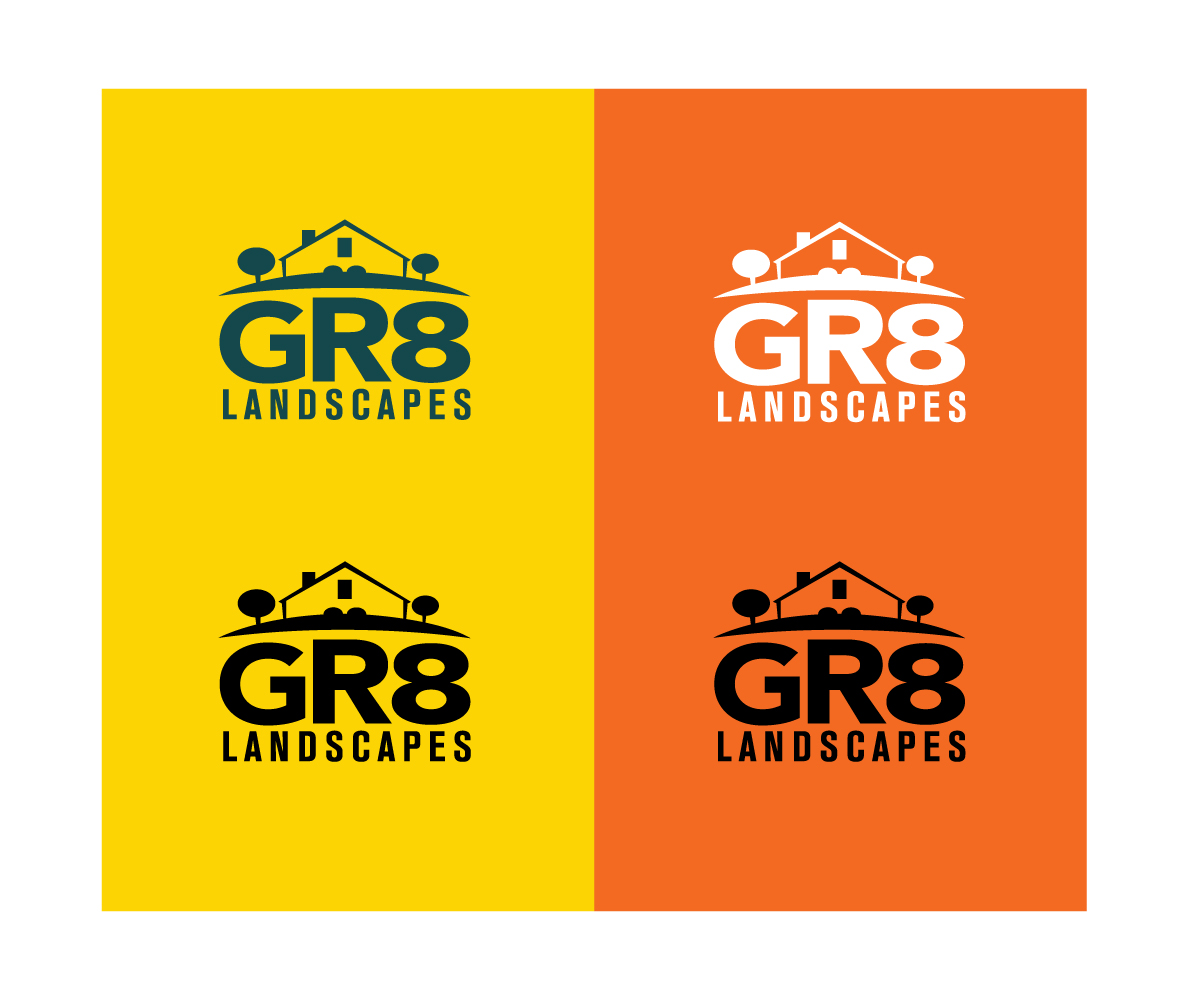 Logo Design by Thomas DeHart for GR8LANDSCAPES  | Design #17648928