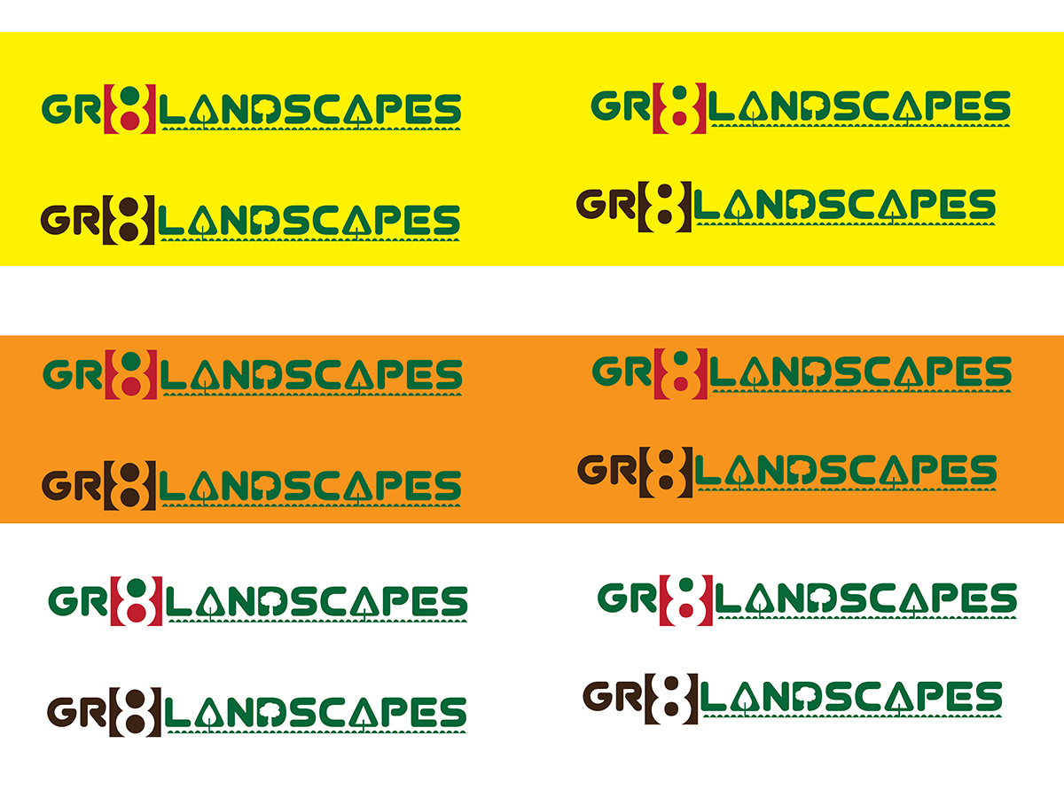 Logo Design by Filip M for GR8LANDSCAPES  | Design #17655250