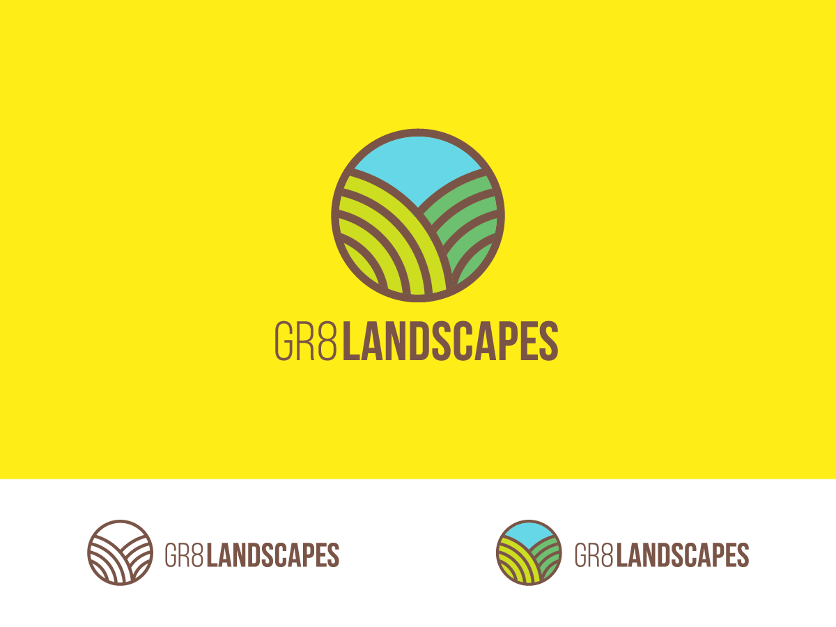 Logo Design by Withdrawn for GR8LANDSCAPES  | Design: #17663902