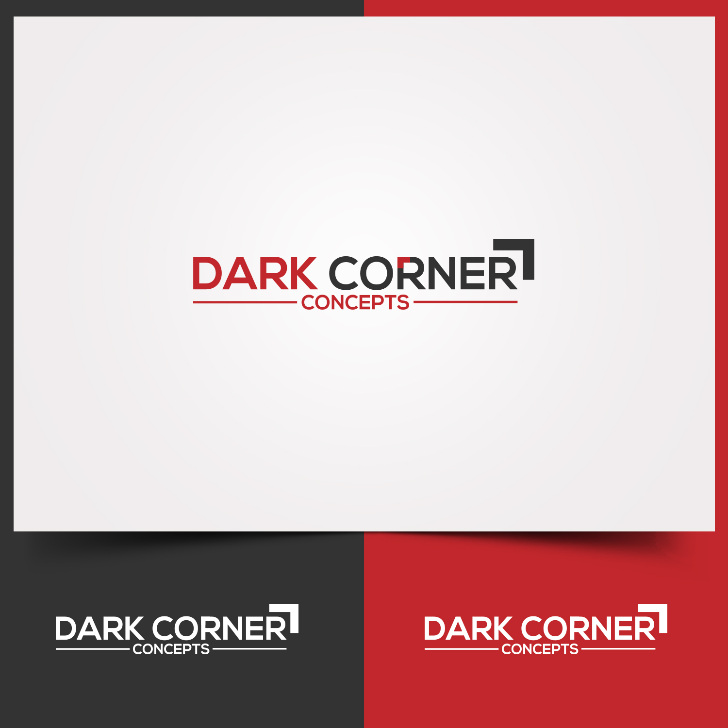 Logo Design by Aliza Creative for Dark Corner Concepts  | Design #17609206