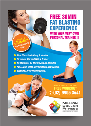 39 modern flyer designs fitness flyer design project for a