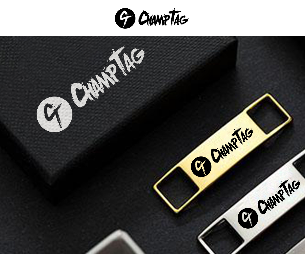 Logo Design by Andrés Sebastián for ChampTag | Design #17731335