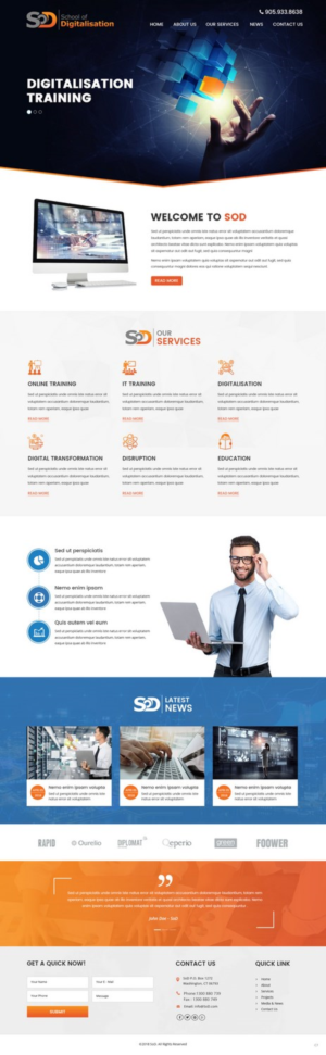 Web Design by pb for this project | Design: #17622513