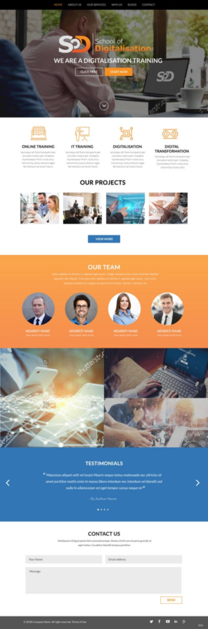 Web Design by pb for this project | Design: #17649548