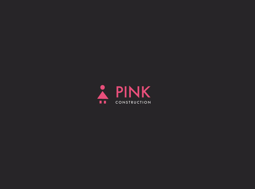 Logo Design by Hiccups Design for Pink Construction | Design #17618239