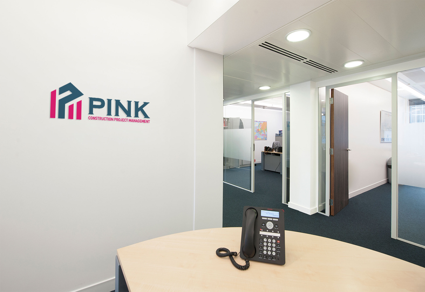 Logo Design by Deziners Zone for Pink Construction | Design #17620807