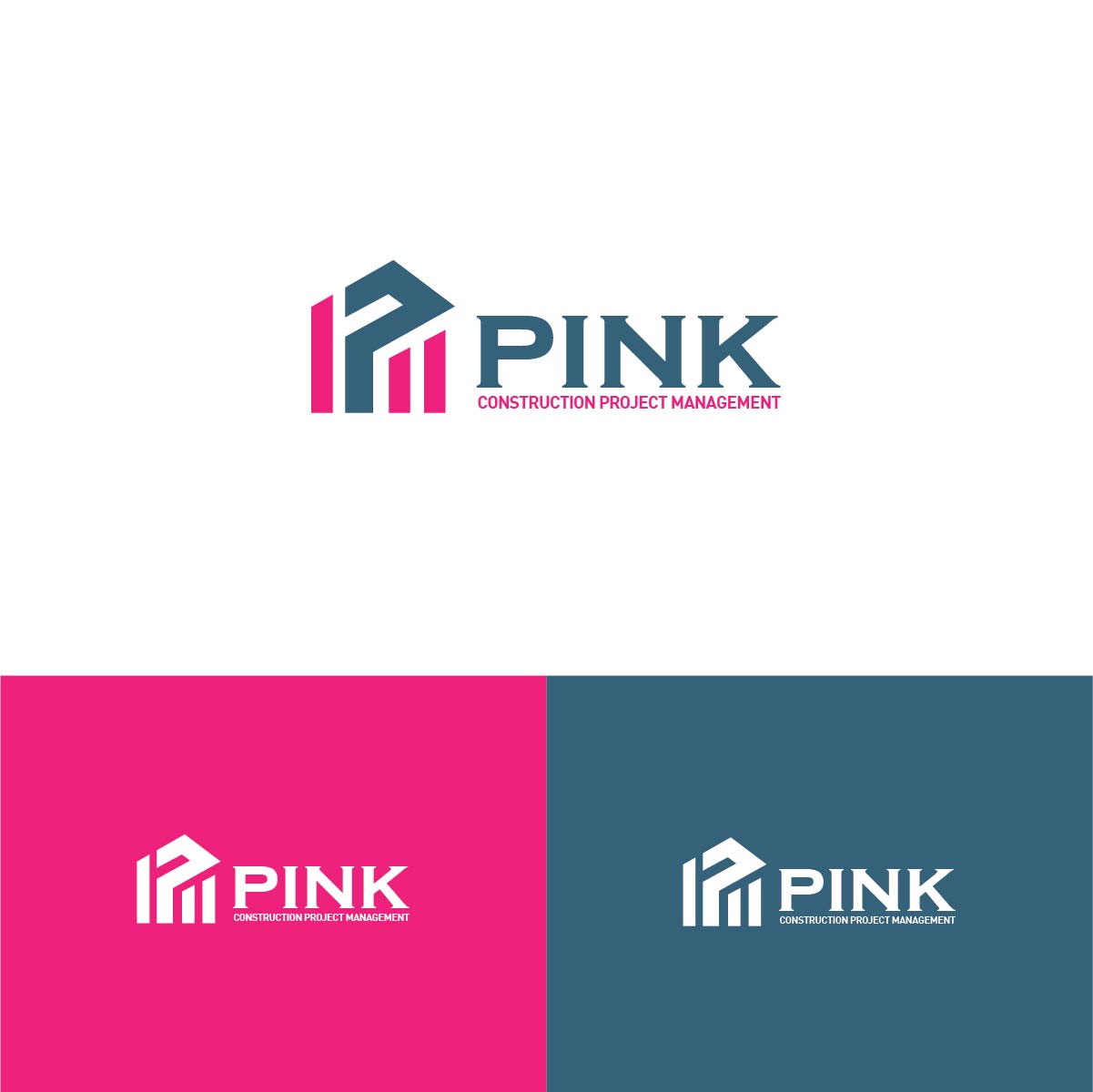 Logo Design by Deziners Zone for Pink Construction | Design #17620809