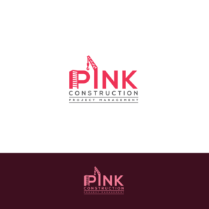 Pink Construction Project Management | Logo-Design von ecorokerz