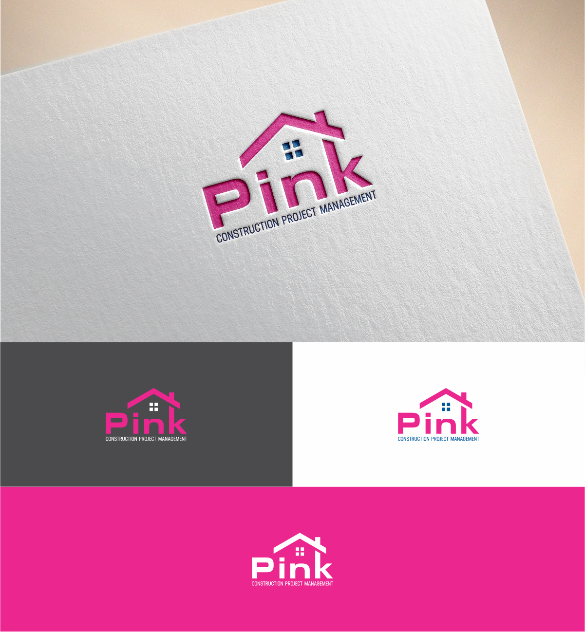 Logo Design by MKR for Pink Construction | Design: #17633052