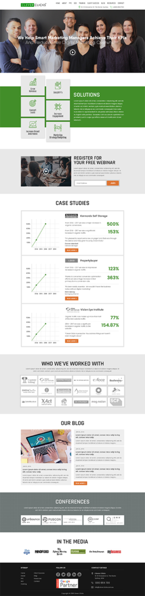 Diseño Web por RupalTechno para CleverClicks | Diseño: #17777004
