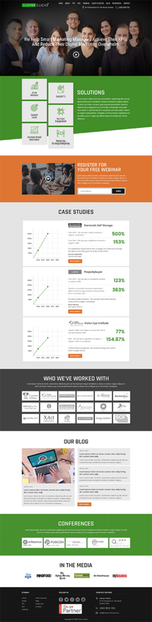 Diseño Web por RupalTechno para CleverClicks | Diseño: #17777305