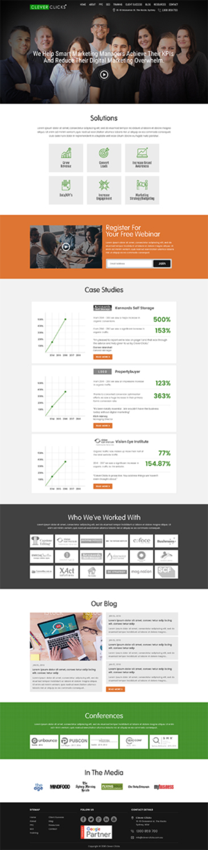 Diseño Web por RupalTechno para CleverClicks | Diseño: #17777611