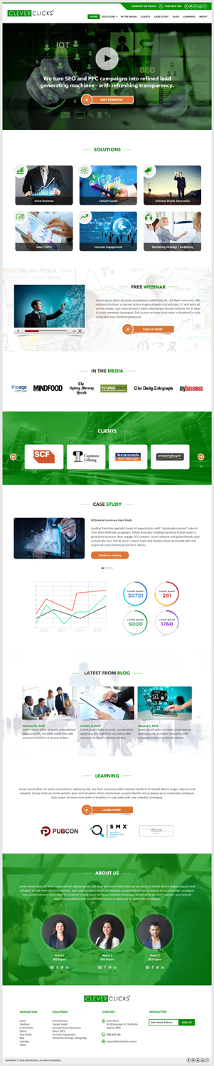 Web-Design von -Marc- für CleverClicks | Design #17648563