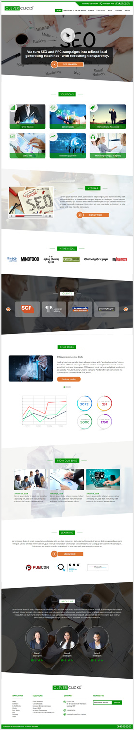 Diseño Web por -Marc- para CleverClicks | Diseño: #17650219