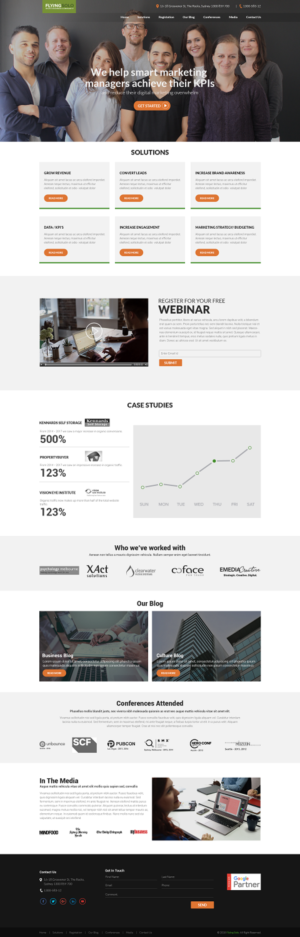 Web Design by Pram Shaw for CleverClicks | Design #17798464