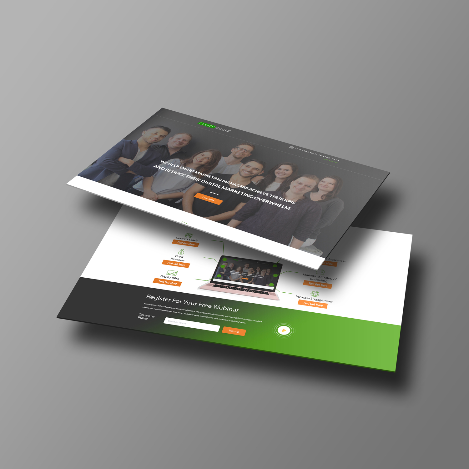 Web-Design von Oudib für CleverClicks | Design #17831802