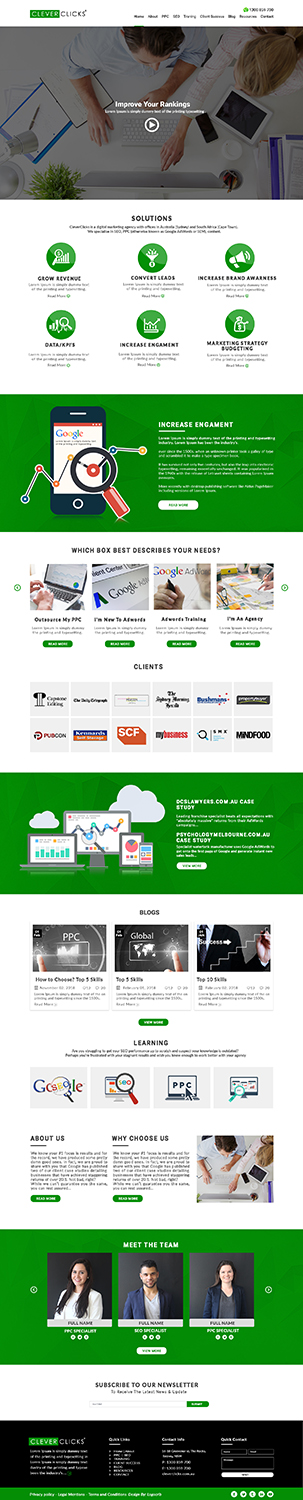 Web-Design von bdesigner9 für CleverClicks | Design #17672842