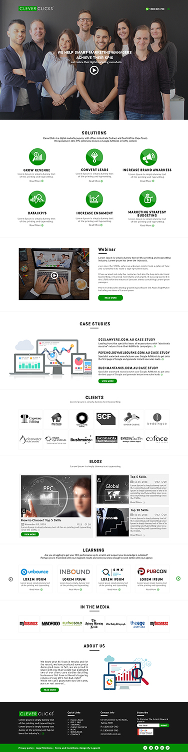 Web-Design von bdesigner9 für CleverClicks | Design #17692407