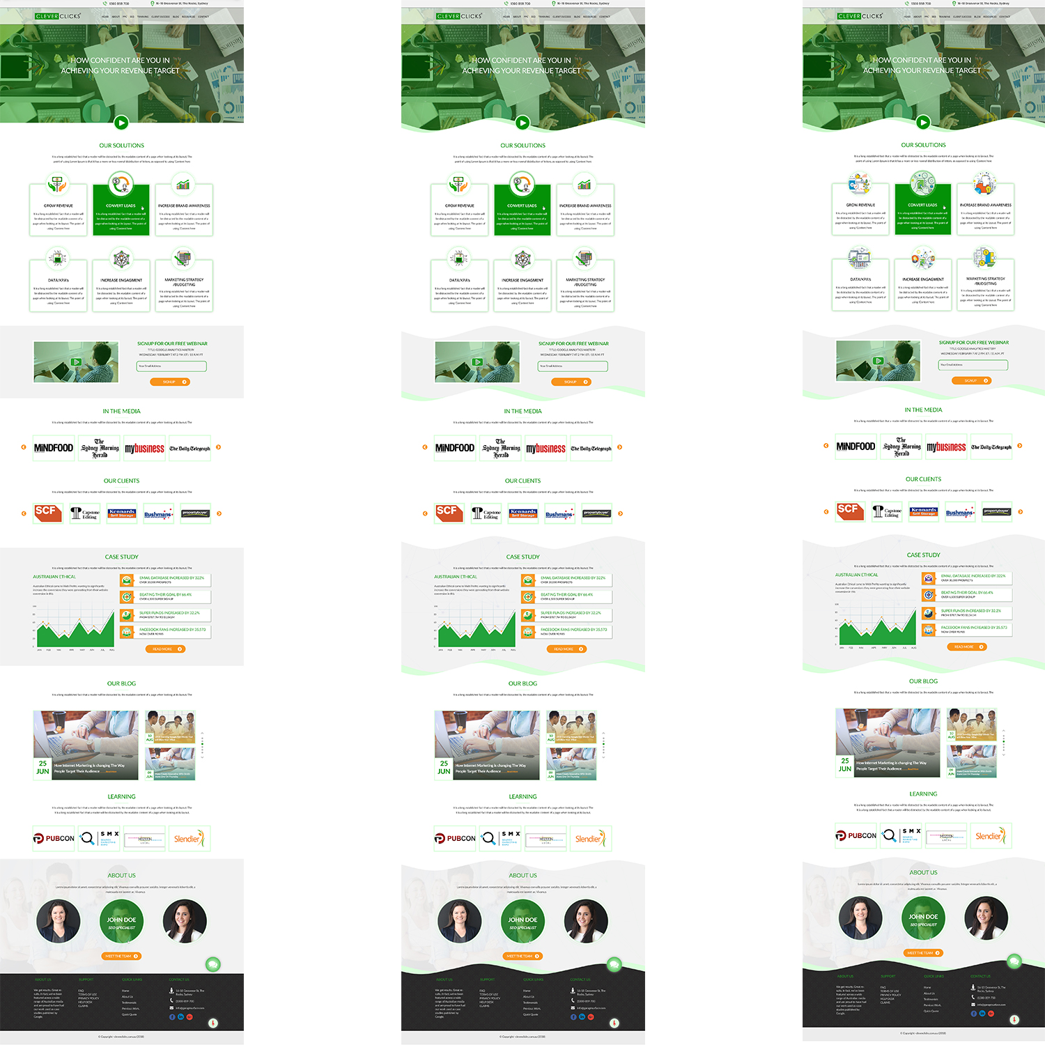 Diseño Web por inforlatest.com para CleverClicks | Diseño #17663078