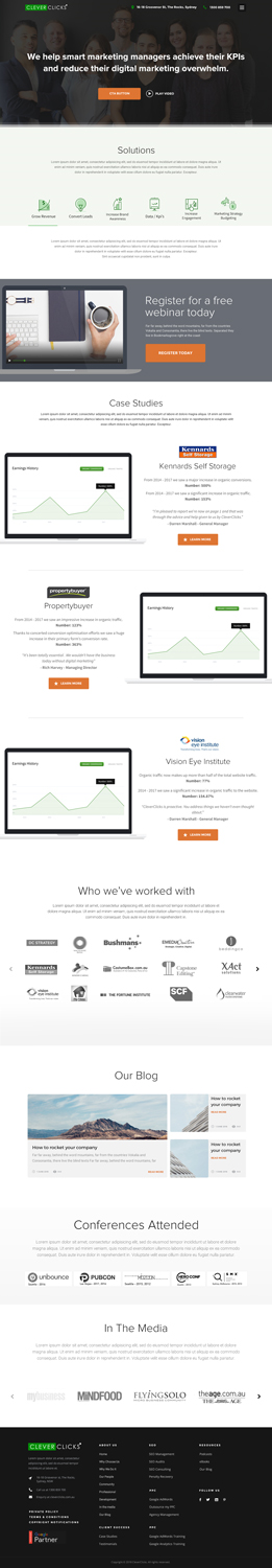 Diseño Web por Drexen para CleverClicks | Diseño: #17803578