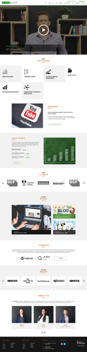 Diseño Web por Roy para CleverClicks | Diseño: #17729139