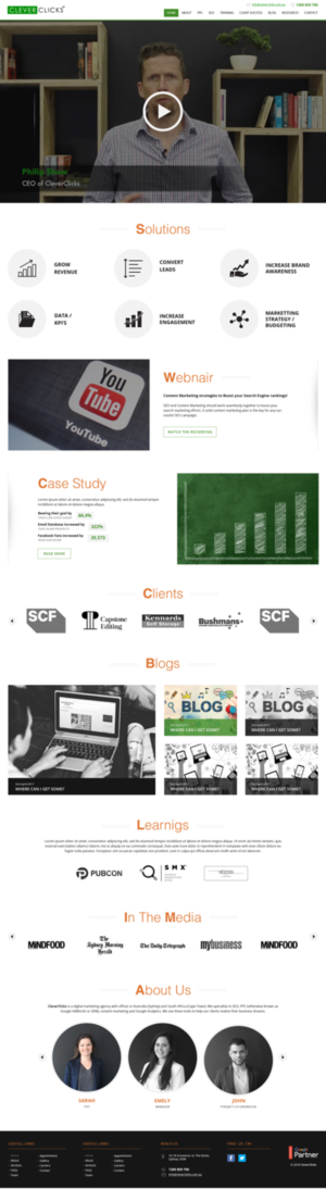 Diseño Web por Roy para CleverClicks | Diseño: #17729140