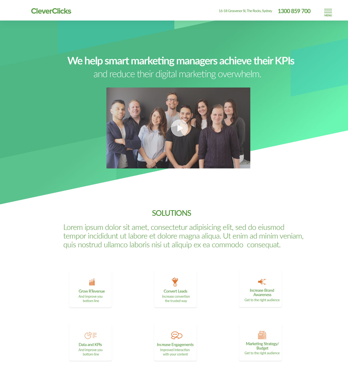 Web Design by Ogamedia for CleverClicks | Design #17836255