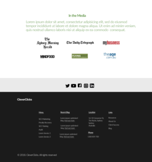 Diseño Web por Ogamedia para CleverClicks | Diseño: #17836330
