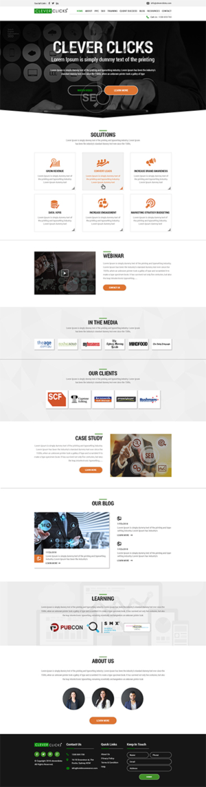 Diseño Web por PiXthemes para CleverClicks | Diseño: #17754148
