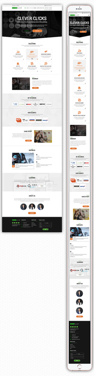 Diseño Web por PiXthemes para CleverClicks | Diseño: #17754149