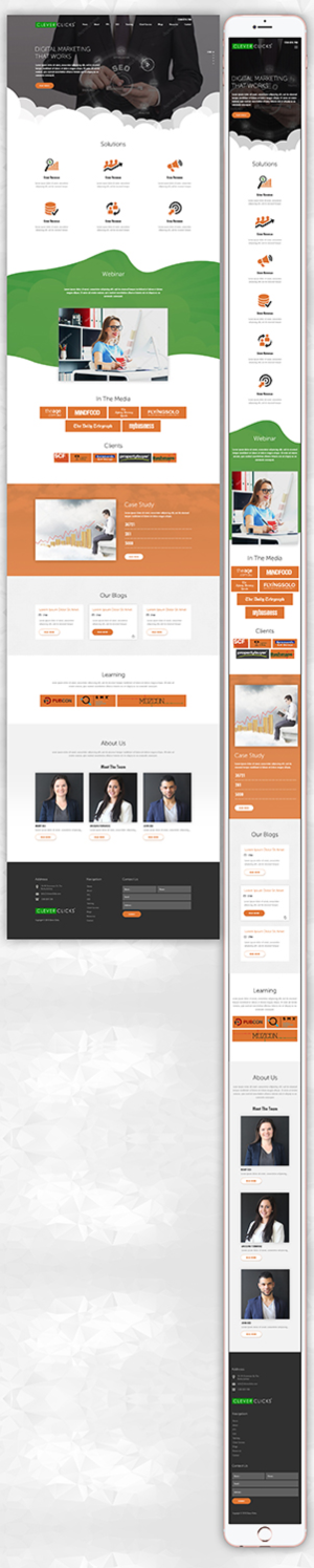 Diseño Web por PiXthemes para CleverClicks | Diseño: #17754341