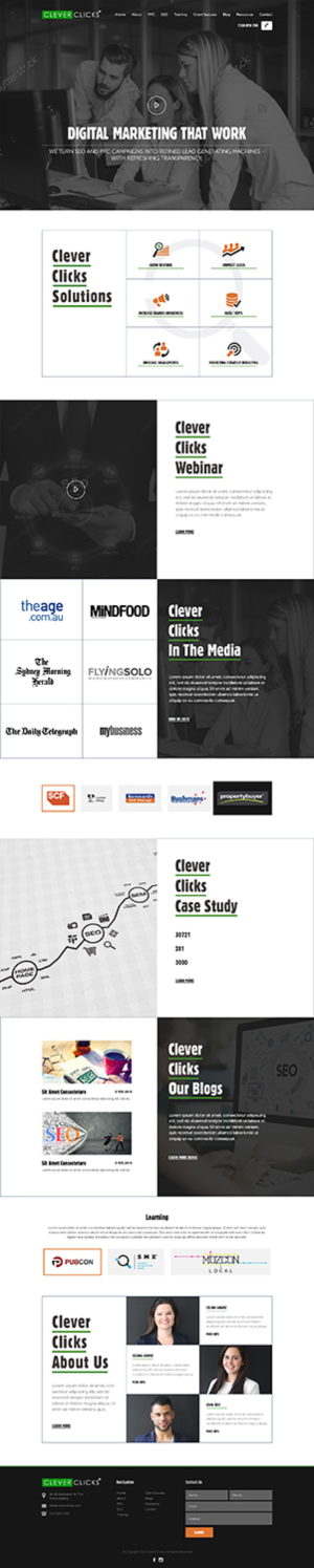 Diseño Web por PiXthemes para CleverClicks | Diseño: #17754850