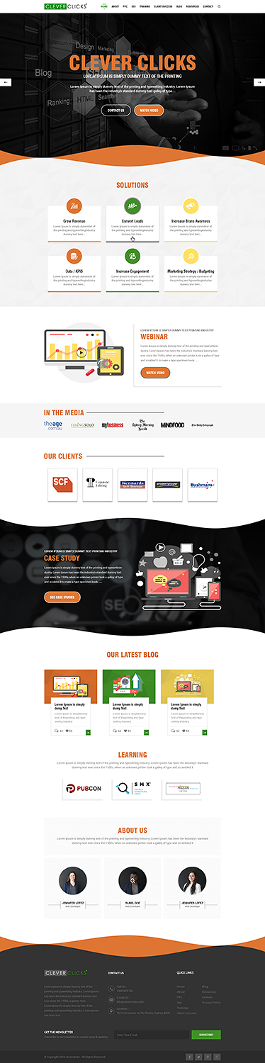 Web-Design von PiXthemes für CleverClicks | Design #17756619
