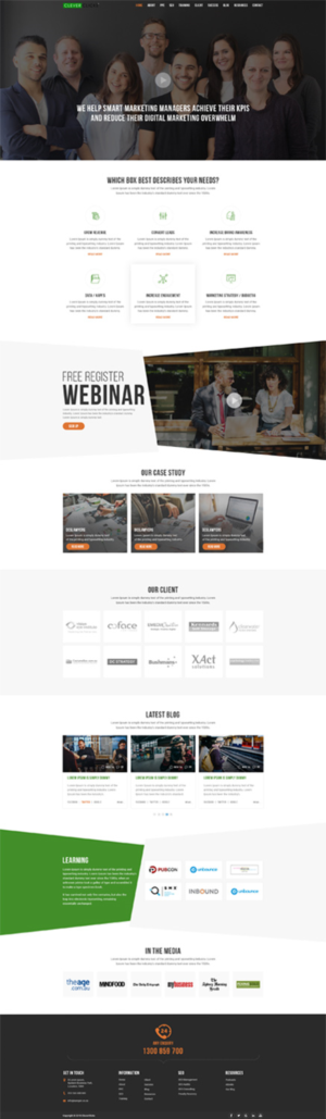 Diseño Web por JB Graphic Design para CleverClicks | Diseño: #17706831