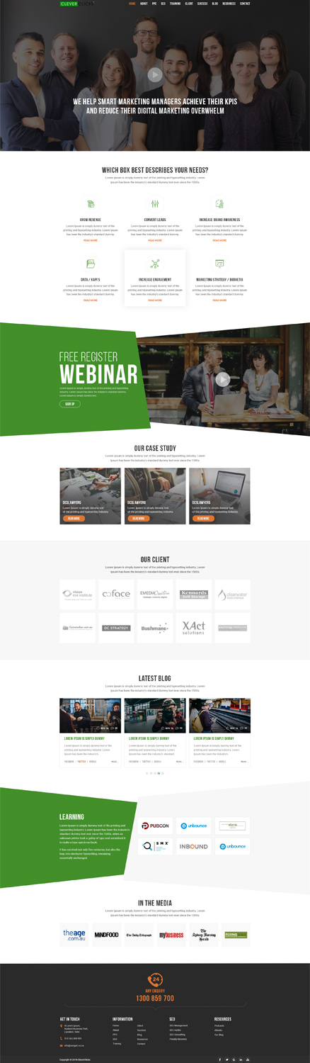 Web-Design von JB Graphic Design für CleverClicks | Design #17791764