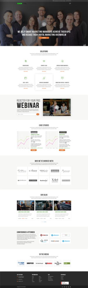 Diseño Web por JB Graphic Design para CleverClicks | Diseño: #17803382
